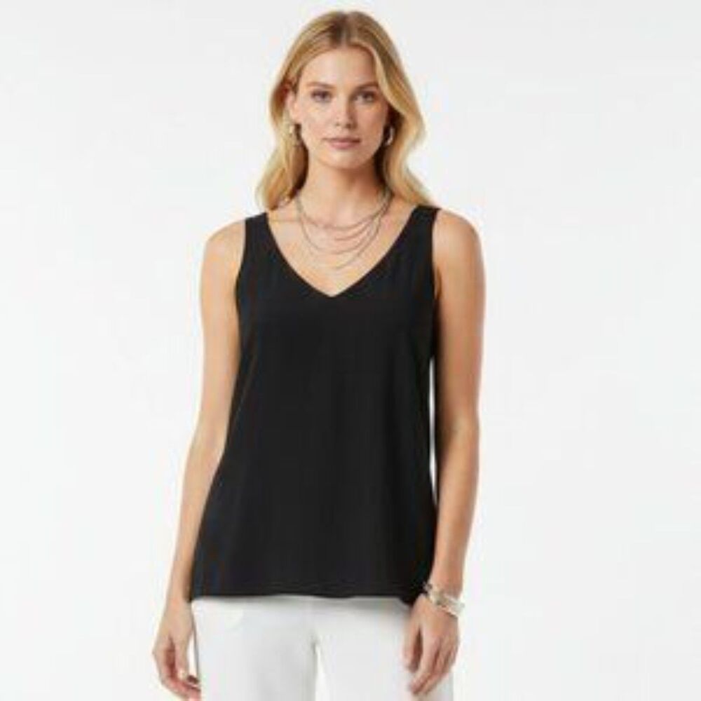 Express 100% Silk Sleeveless Tank Top M